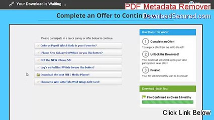 PDF Metadata Remover Cracked - Download Now 2015