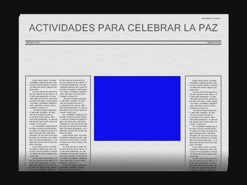 Actividades de la PAZ