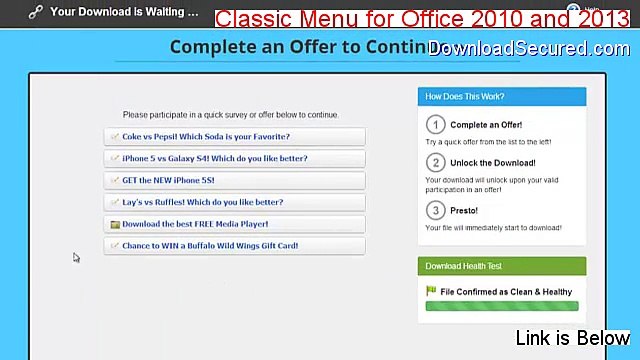 Classic Menu for Office 2010 and 2013 Keygen [Download Here]