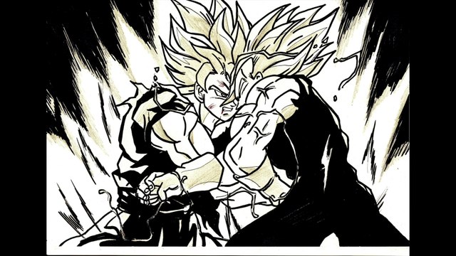 GOKU VS VEGETA 孫悟空 vs ベジータ