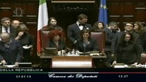 Roma - Proclamazione in Aula di Sergio Mattarella Presidente della Repubblica (31.01.15)