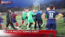 10-0'lık maçta 7 kırmızı kart!