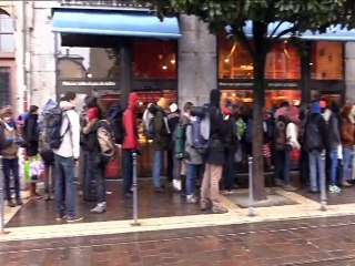Marche et Flashmob d'Ecclesia Campus 2015 à Grenoble