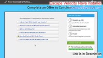 Escape velocity nova crack