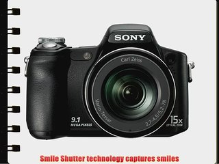 Sony Cyber-shot DSCH50 9.1 MP Digital Camera with 15x Optical Zoom with Super Steady Shot