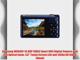 Samsung WB800F 16.3MP CMOS Smart WiFi Digital Camera with 21x Optical Zoom 3.0 Touch Screen