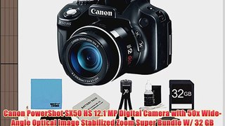 Canon PowerShot SX50 HS 12.1 MP Digital Camera with 50x Wide-Angle Optical Image Stabilized