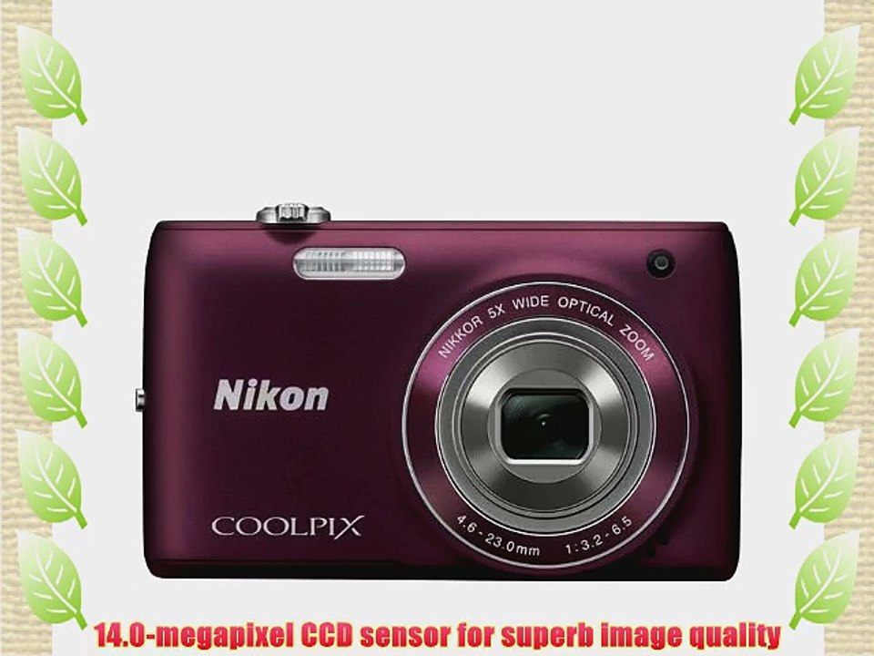 Nikon COOLPIX S4100 14 MP Digital Camera with 5x NIKKOR Wide-Angle Optical Zoom Lens and 3-Inch