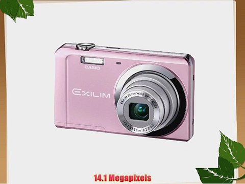 Casio Exilim EX-ZS5 Pink 14 MP Stylish and Slim Digital Camera with 5x Wide-Angle Zoom