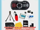 WG-4 GPS 16MP HD 1080p Waterproof Digital Camera Black 32GB Kit Includes camera 32GB SD Memory