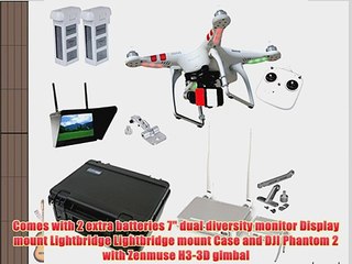 DJI Phantom 2 V2.0 HD Broadcast Bundle By Drones Made Easy