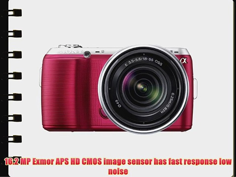 Sony Alpha NEX-C3 16 MP Compact Interchangeable Lens Digital Camera Kit with 18-55mm Zoom Lens