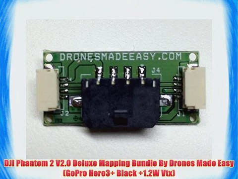 DJI Phantom 2 V2.0 Deluxe Mapping Bundle By Drones Made Easy (GoPro Hero3 Black 1.2W Vtx)