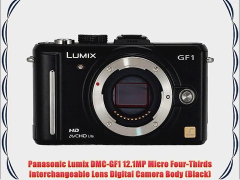 Panasonic Lumix DMC-GF1 12.1MP Micro Four-Thirds Interchangeable Lens Digital Camera Body (Black)
