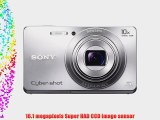 Sony Cyber-shot DSC-W690 16.1 MP Digital Camera with 10x Optical Zoom and 3.0-inch LCD (Silver)