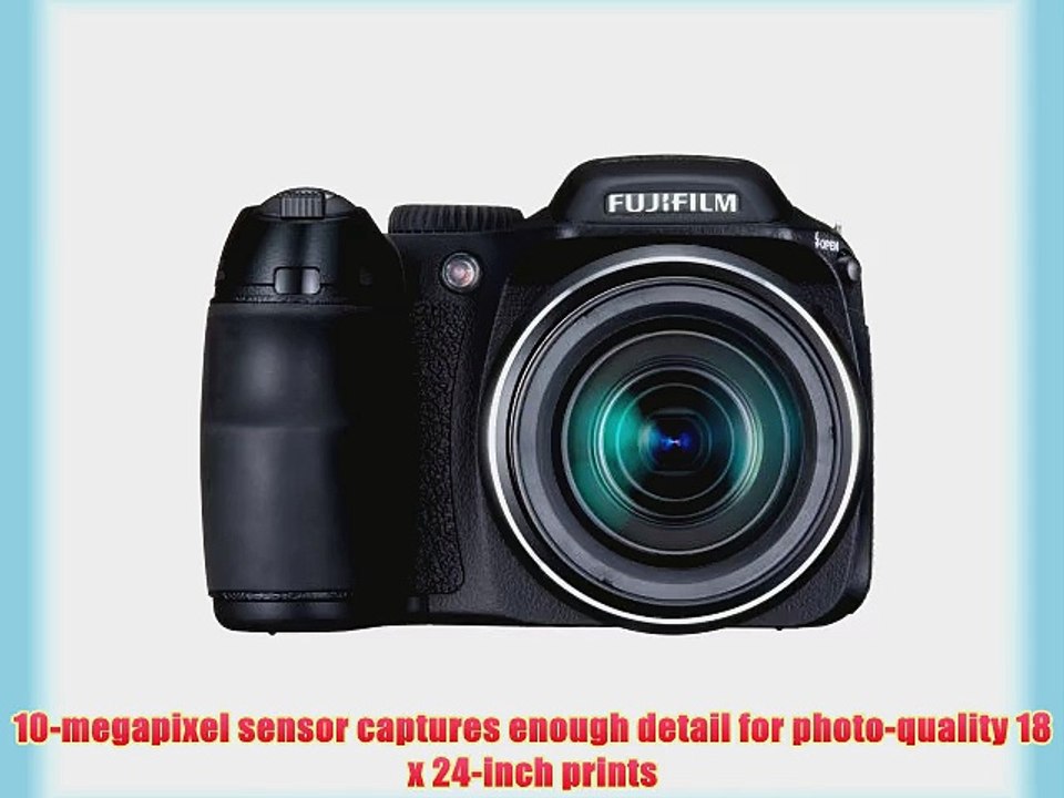 Fujifilm FinePix S2000HD 10MP Digital Camera with 15x Optical Dual Image Stabilized Zoom