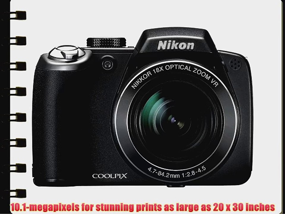 Nikon Coolpix P80 10.1MP Digital Camera with 18x Wide Angle Optical Vibration Reduction Zoom