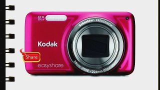 Kodak EasyShare M583 14 MP Digital Camera with 8x Optical Zoom and 3-Inch LCD - Red
