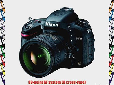 Nikon D610 24.3 MP CMOS FX-Format Digital SLR Camera with 24-85mm f/3.5-4.5G ED VR AF-S Nikkor