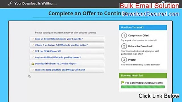 Bulk Email Solution Free Download [Instant Download]