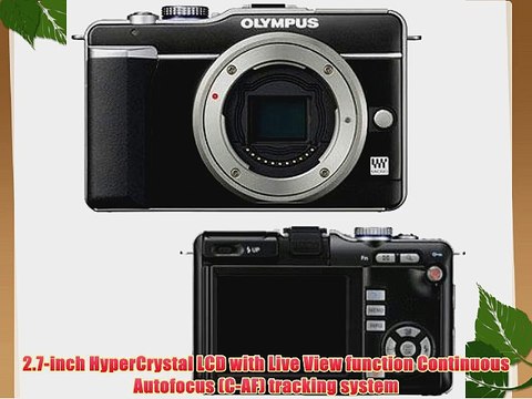 OLYMPUS 262855 12.3 Megapixel E-PL1 Pen Camera (Black camera body)