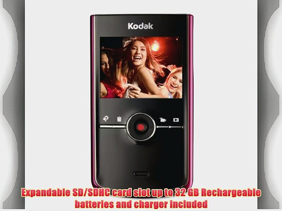 Kodak Zi8 Pocket Video Camera (Raspberry)