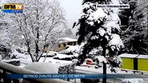 Des Alpes aux Pyrénées la neige a recouvert les massifs