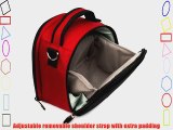 Red Laurel Lightweight Camera Bag Case For Olympus Point and Shoot Digital Camera