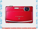 FujiFilm FinePix Z85 14MP Digital Camera w 5x Optical Zoom 3 LCD Red