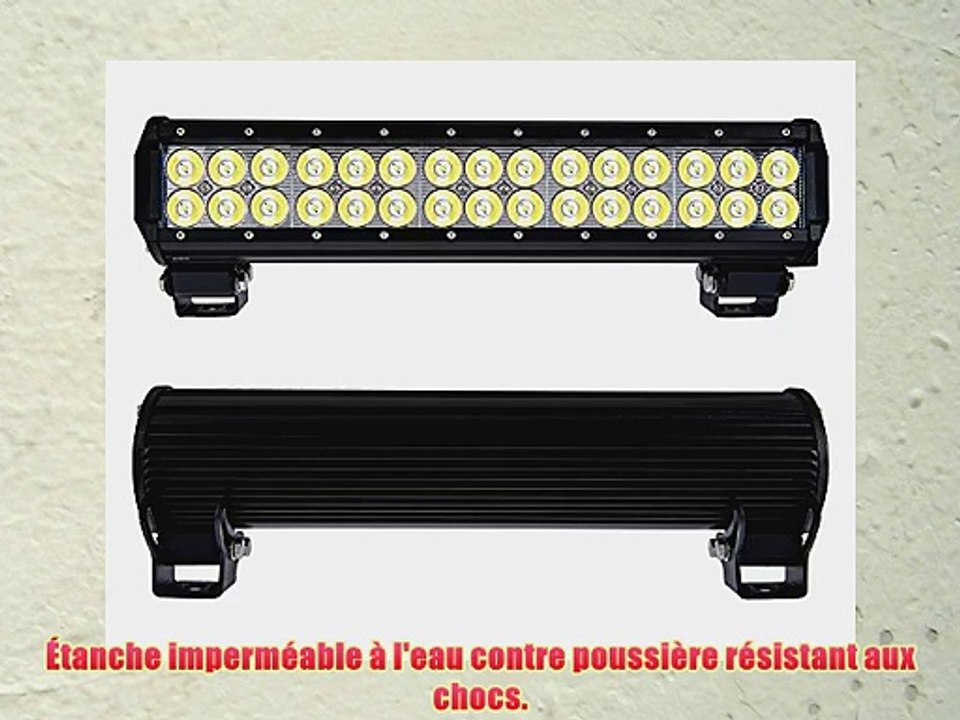 Kohree? 90W LED Phare de travail Noir feux WorkLight Spot LED Phares de voiture tout-terrain