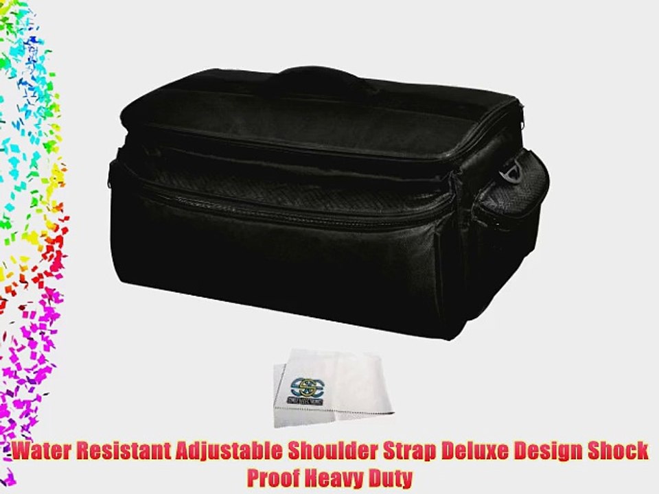 Rugged Series Water Resistant Adjustable Shoulder Strap Heavy Duty Shock Proof Pro Camcorder