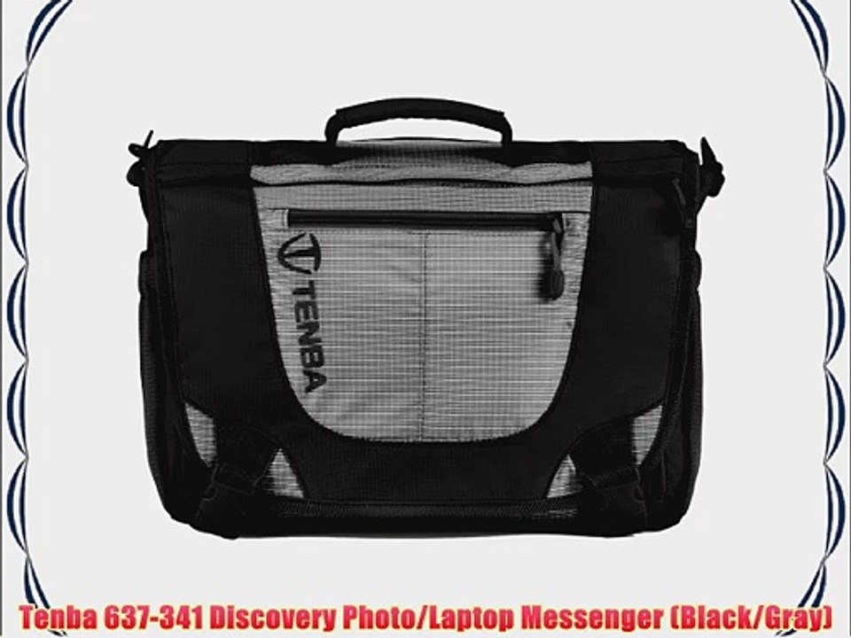 Tenba 637-341 Discovery Photo/Laptop Messenger (Black/Gray)