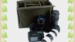 Foldable Shockproof Partition Padded Camera Bags SLR DSLR TLR Insert Protection Case For DSLR