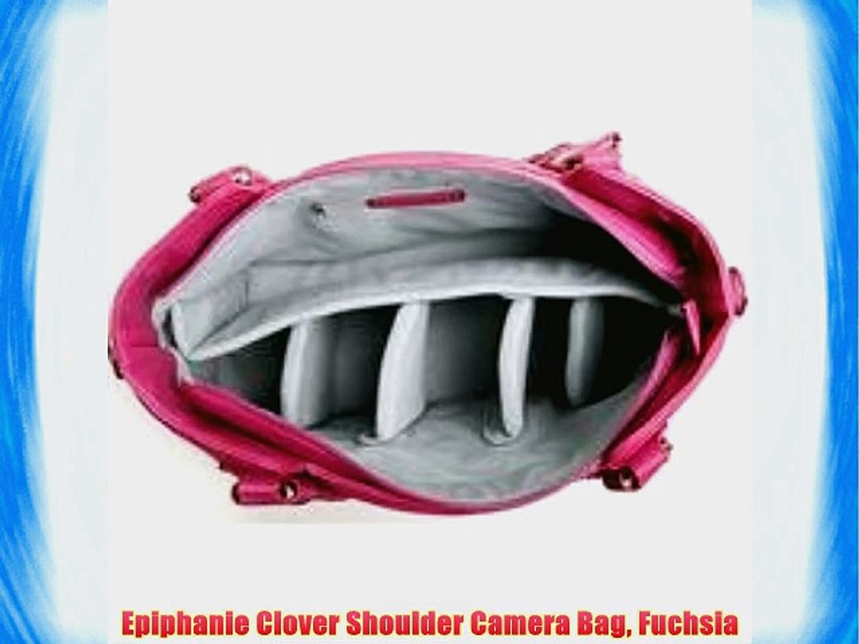 Epiphanie Clover Shoulder Camera Bag Fuchsia