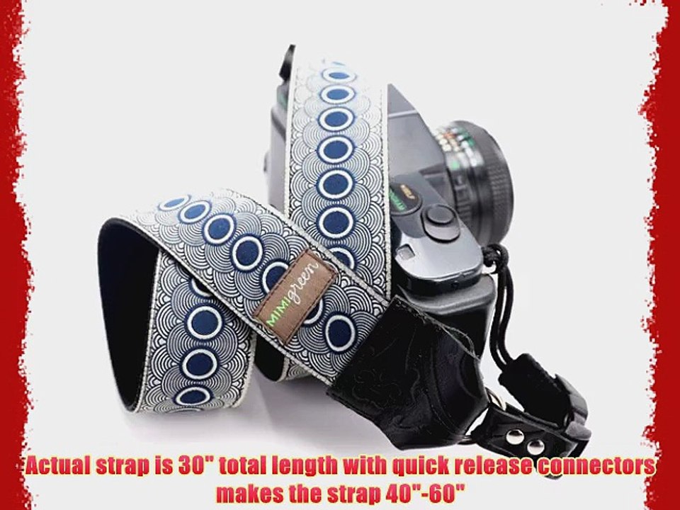 Mimi Green 'Jackson' Designer DSLR Camera Strap