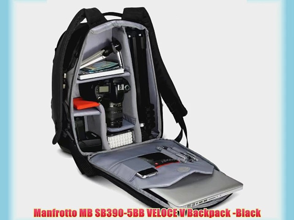 Manfrotto MB SB390-5BB VELOCE V Backpack -Black