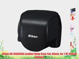 Nikon CB-N4000SA Leather Body Case Set Black for 1 V2 Digital Camera
