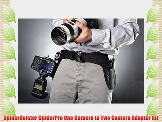 SpiderHolster SpiderPro One Camera to Two Camera Adapter Kit