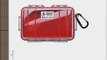 Pelican 1040-028-100 Waterproof Case - 1 Pack - Retail Packaging - Red/Clear