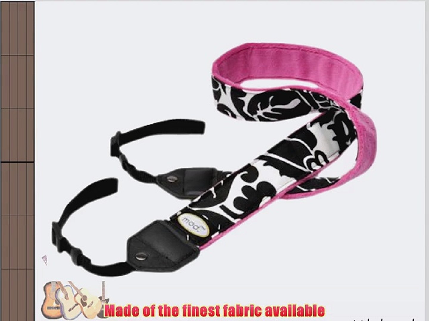 MOD 272 Camera Strap (Black/Pink)