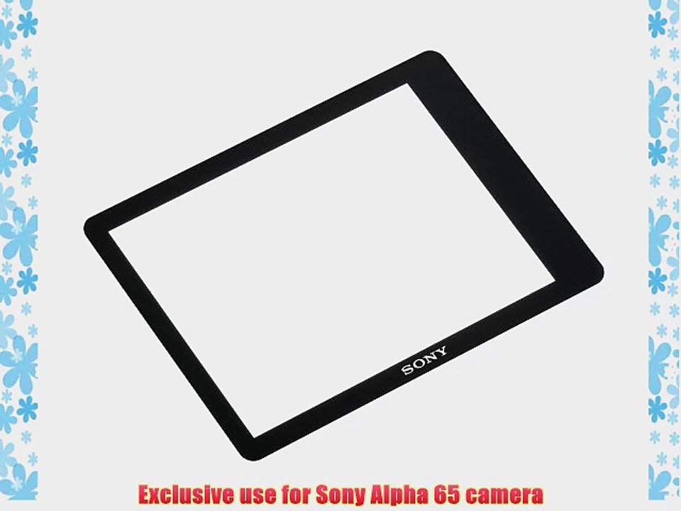 Sony Semi-hard LCD Protective Sheet for Alpha 65 | PCK-LM2AM