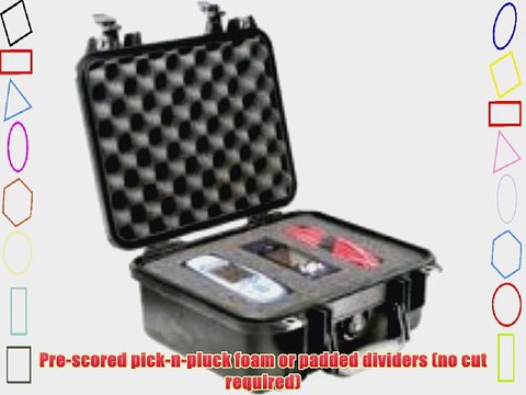 Pelican 1400NF Black Protector Case Without Foam 11.81x 8.87x 5.18 ID