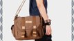 Caden F1 DSLR Camera Shoulder Case Strap Bag Portable Diagonal Brown for Canon Nikon Sony Olympus