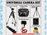 Super Deal Deluxe Accessory Starter Kit Includes 57 Inch PRO Tripod with Carrying Case Compact