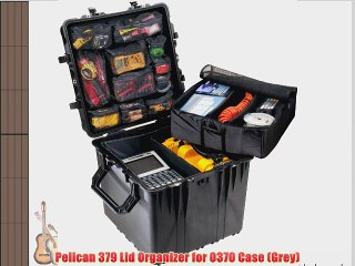 Pelican 379 Lid Organizer for 0370 Case (Grey)