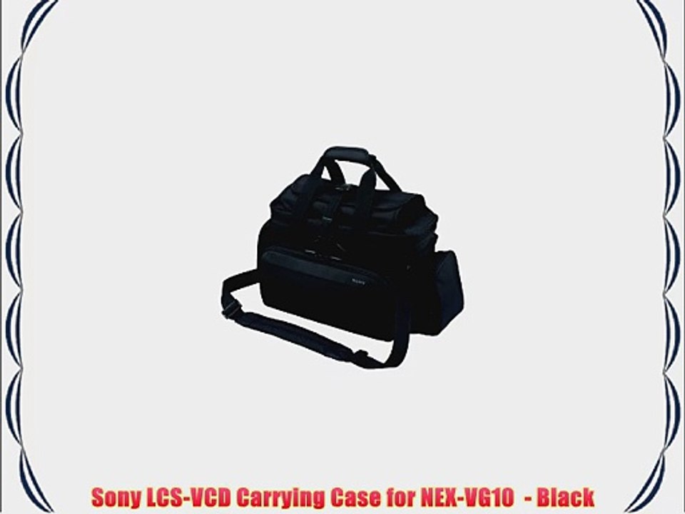 Sony LCS-VCD Carrying Case for NEX-VG10  - Black