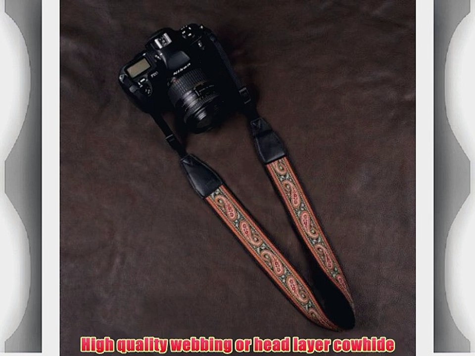 Dopobo Fashion Embroidery National Style Handmade Universal Camera Shoulder Wrist Neck Straps