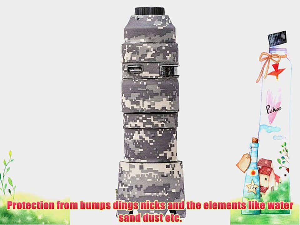 LensCoat lcn80400sdc Lens Cover for Nikon 80-400 VR AF-S (Digital Camo)