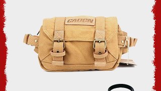 Eggsnow Compact Camera Beltpack Camera Bag Waterproof Canvas Waist Case for Sony A7R A7 NEX-7/NEX-6