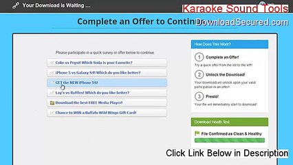Karaoke Sound Tools Full - Free of Risk Download [2015]